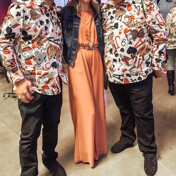 Gianni Bini Off the Shoulder Jumpsuit XS Coral 2849 - Picture 6 of 6